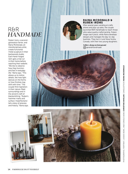 Feature in FARMHOUSE Do It Yourself Magazine!
